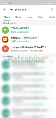 Cara Mencari Template Power Point (PPT) di Telegram