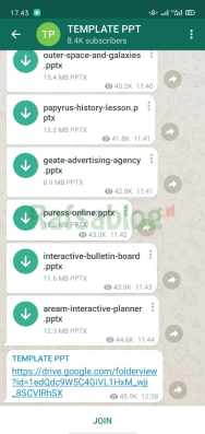 Cara Mencari Template Power Point (PPT) di Telegram