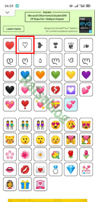 Cara Membuat Emoticon Love Transparan di Whatsapp Tanpa Aplikasi