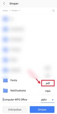 Cara Mengubah PPT ke PDF di Hp Android dengan WPS Office