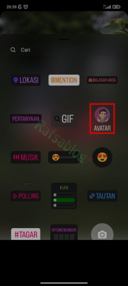 Cara Membuat Stiker Avatar Sendiri di IG Instagram dengan Mudah