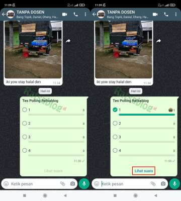 Cara Membuat Polling di Whatsapp Langsung