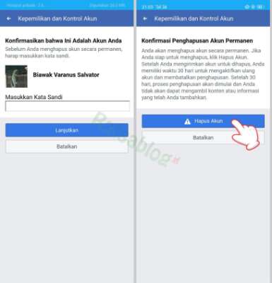 Cara Hapus atau Nonaktifkan Facebook dengan FB Lite