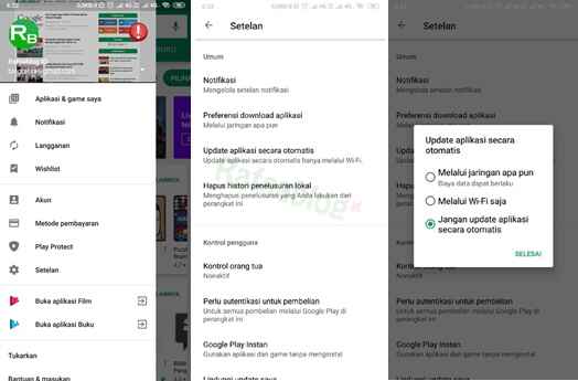 Cara Mudah Mematikan Auto Update di Google Play Store