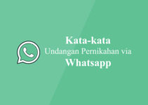 Kata-kata Undangan Pernikahan Lewat Whatsapp