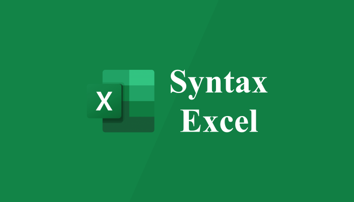 Syntax Excel